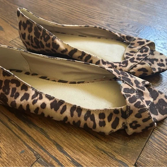 ASOS shoes leopard open toe flat shoes size 9-nwt - Picture 2 of 4